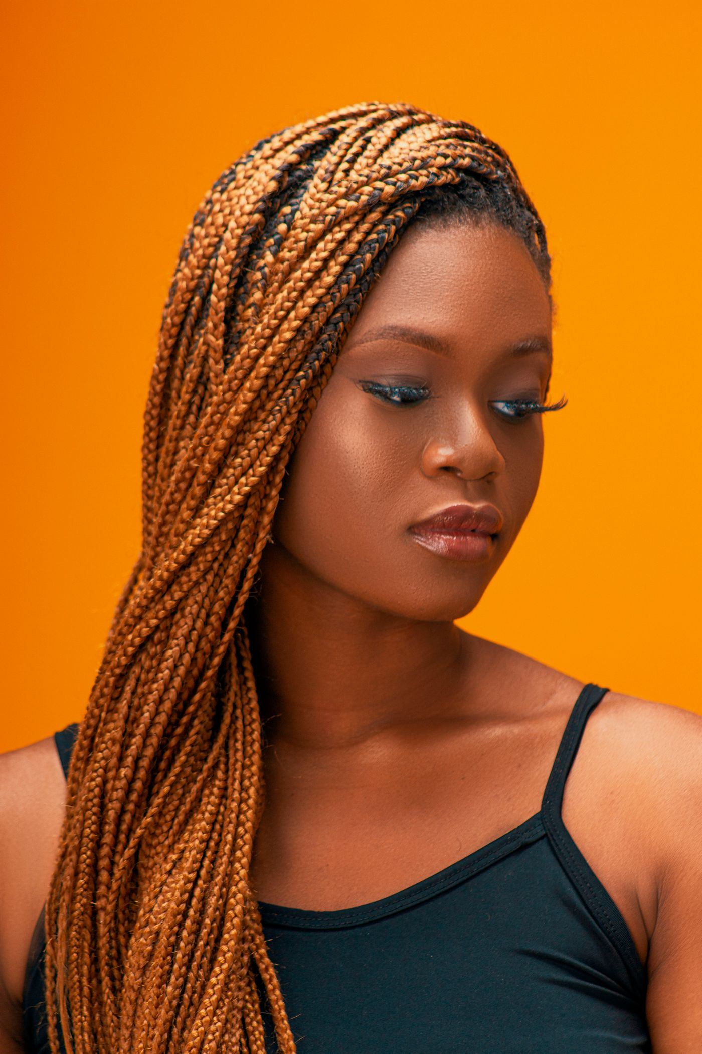 Long box braids